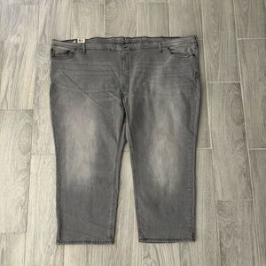 NWT Levi’s 541 B&T Athletic Taper Men’s 64x25 Grey Stretch Zip Fly